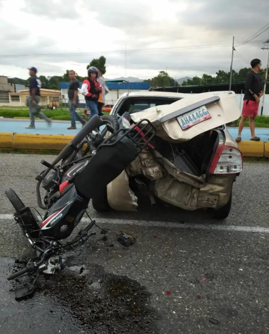 accidente autopista sur
