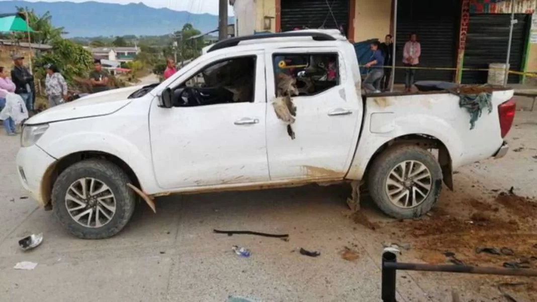 Detonación carro bomba en Colombia