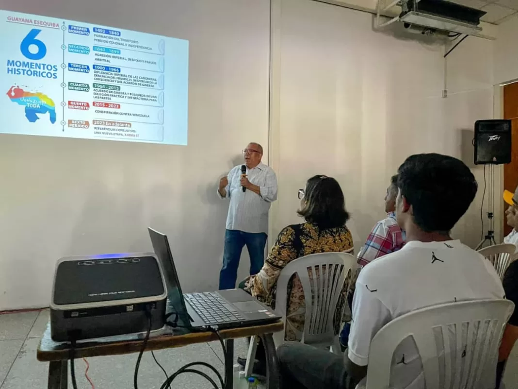 EN NAGUANAGUA PROFUNDIZAN CONOCIMIENTOSOBRE EL SIGNIFICADO HISTÓRICO DEL REFERENDO POR EL ESEQUIBO (4) (1) significado histórico del referendo por El Esequibo