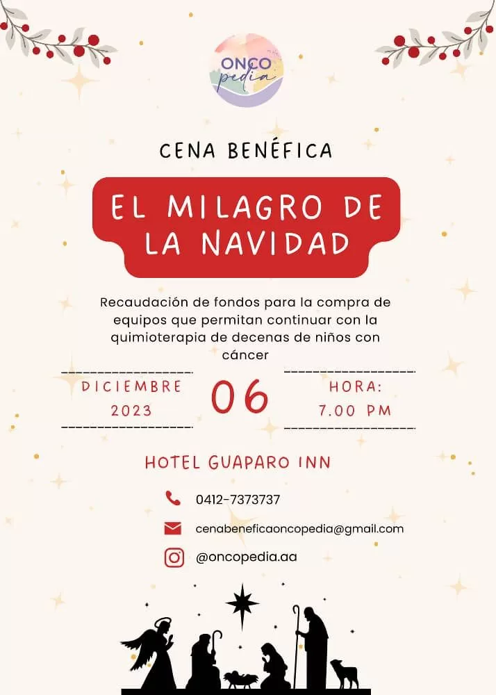 cena benéfica niños con cáncer