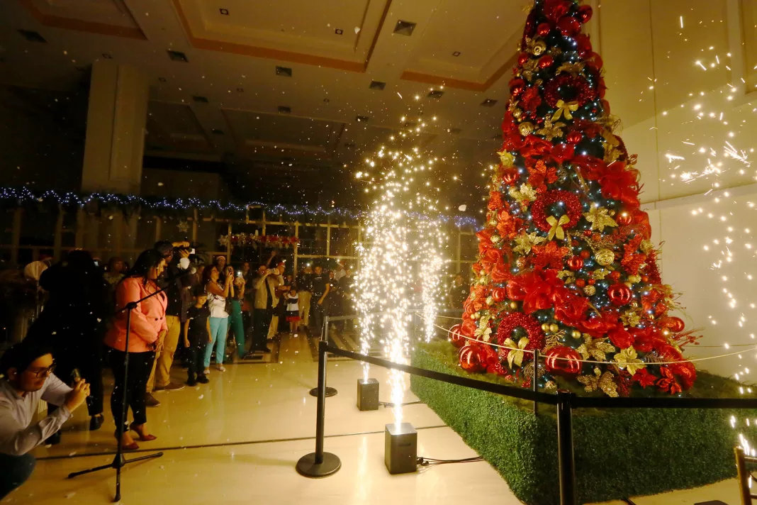 Hesperia WTC Valencia bienvenida Navidad