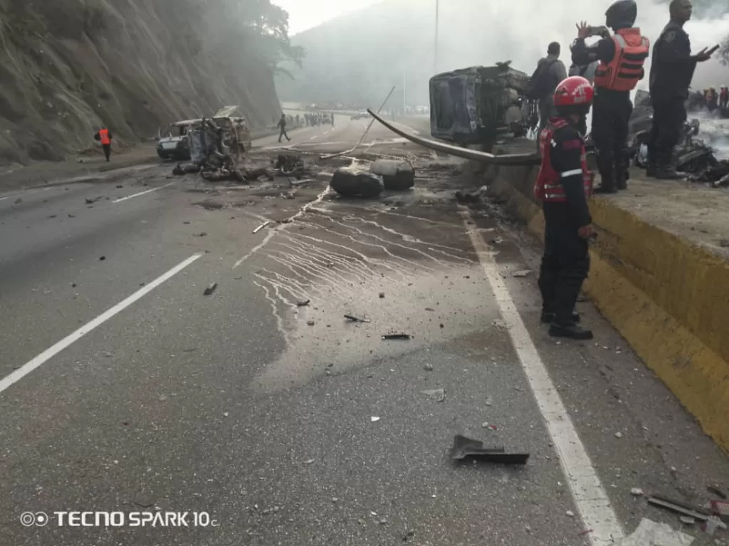 incendio autopista guarenas