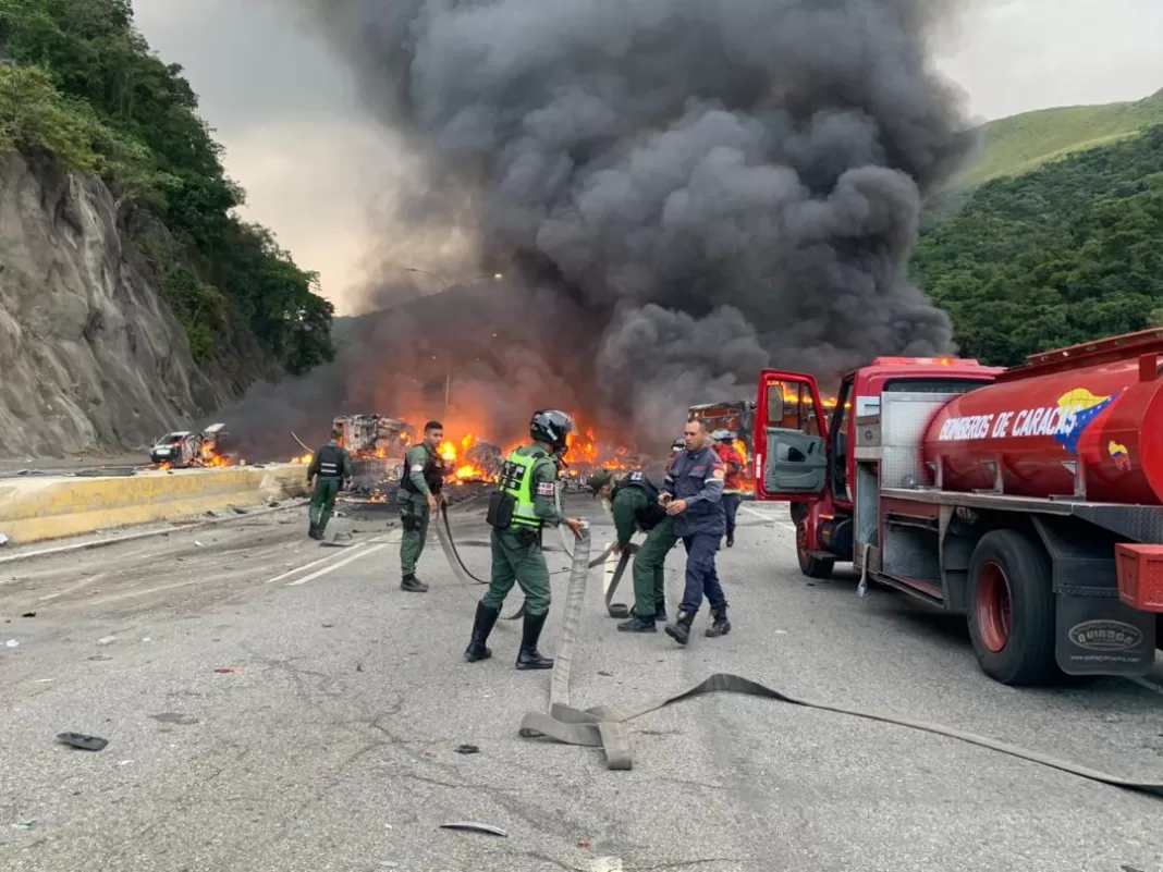 accidente autopista gran mariscal de ayacucho hoy