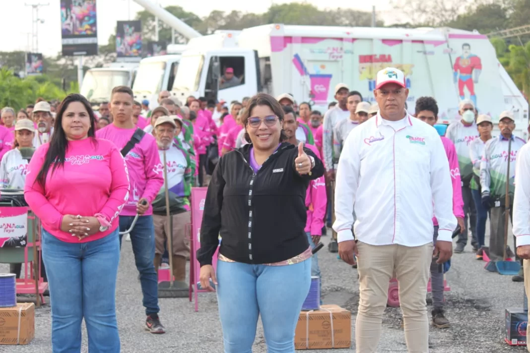 Alcaldesa Ana González 2024 operativo de limpieza