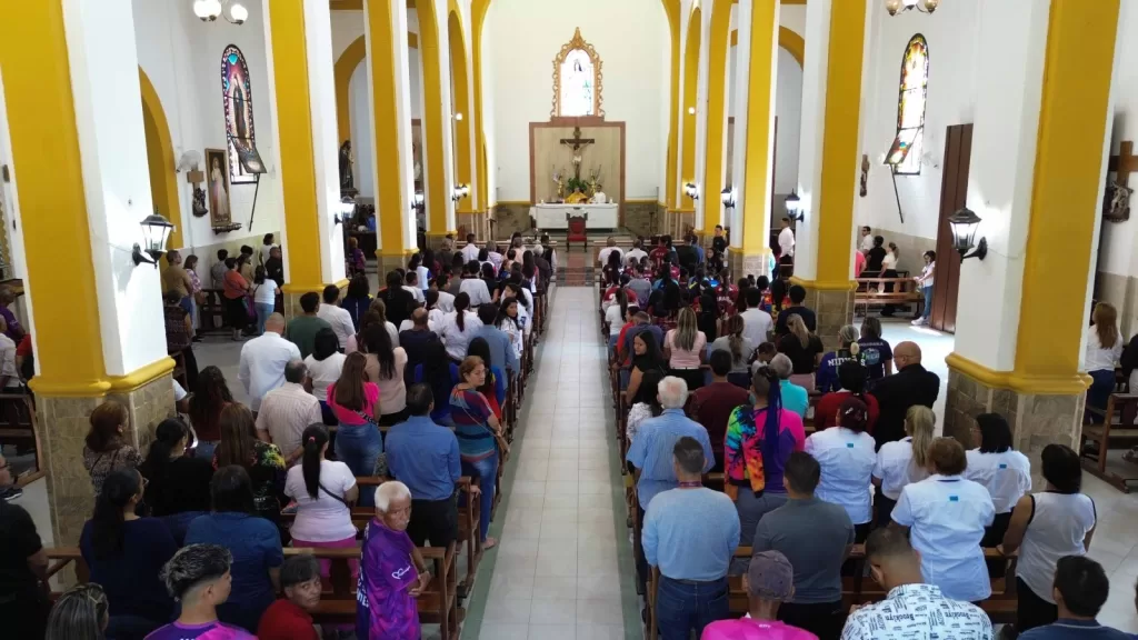 misa del deporte en Naguanagua