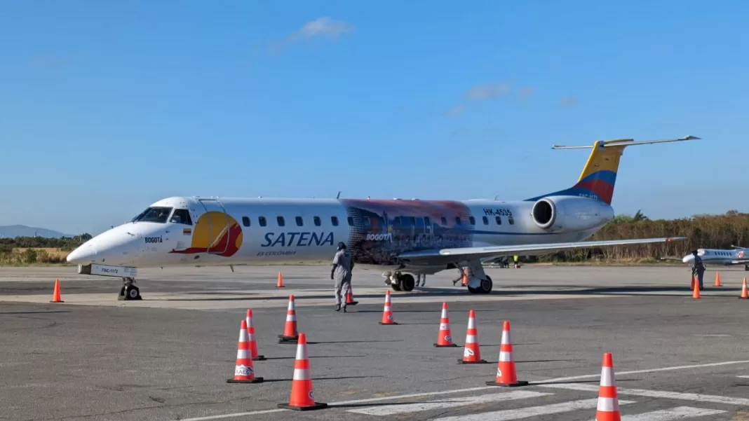 Satena ruta Bogotá Valencia