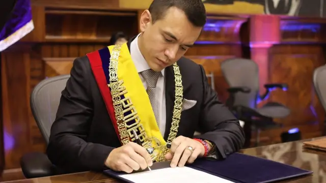 Presidente de Ecuador conflicto armado