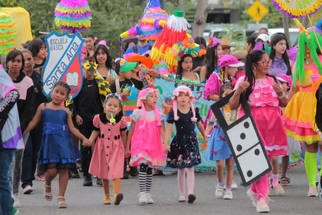 desfile Carnavales Pedagógicos Naguanagua 2024