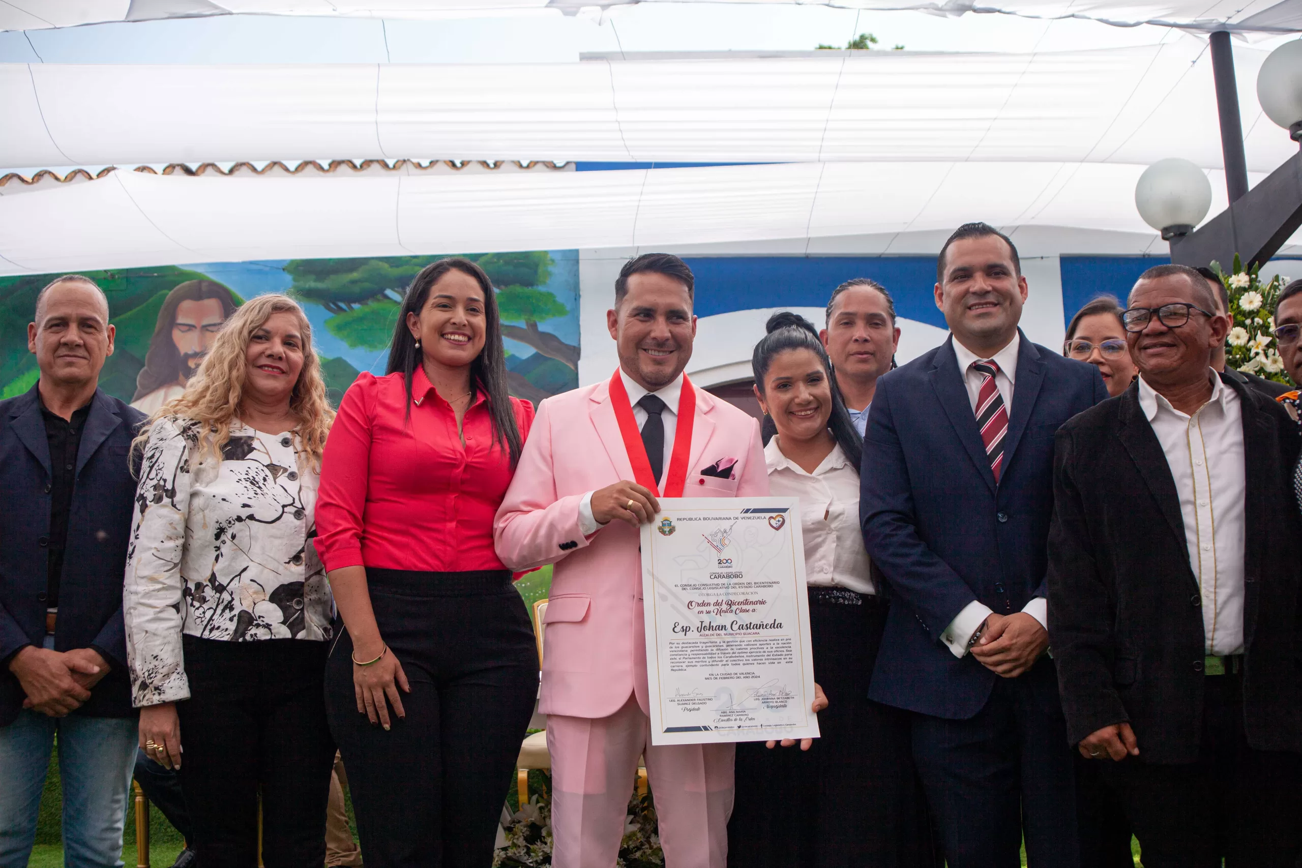 Alcalde de Guacara Johan Castañeda 