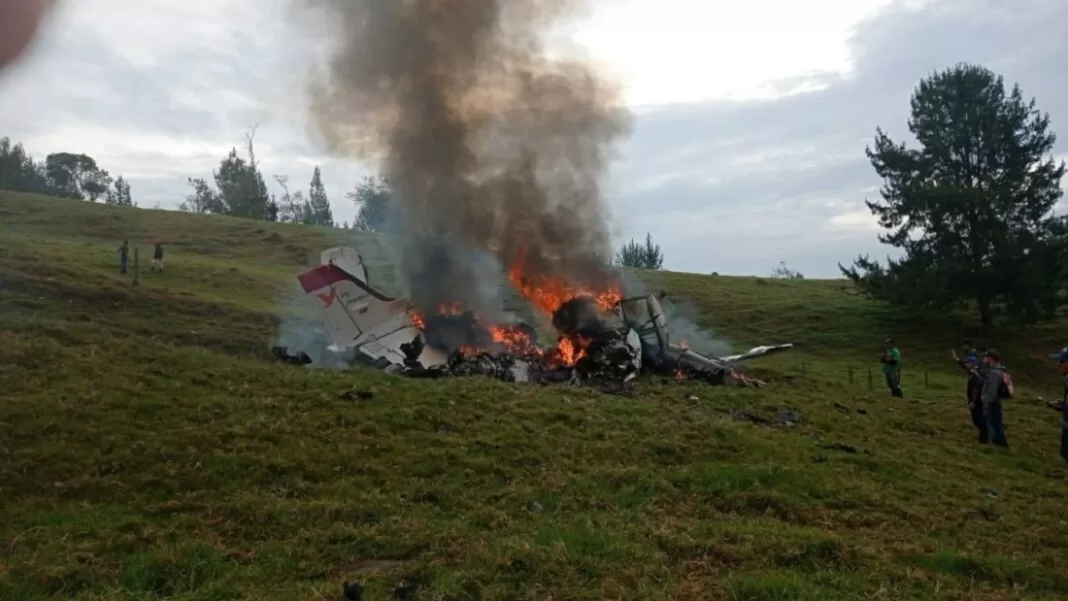 Colombia accidente avión