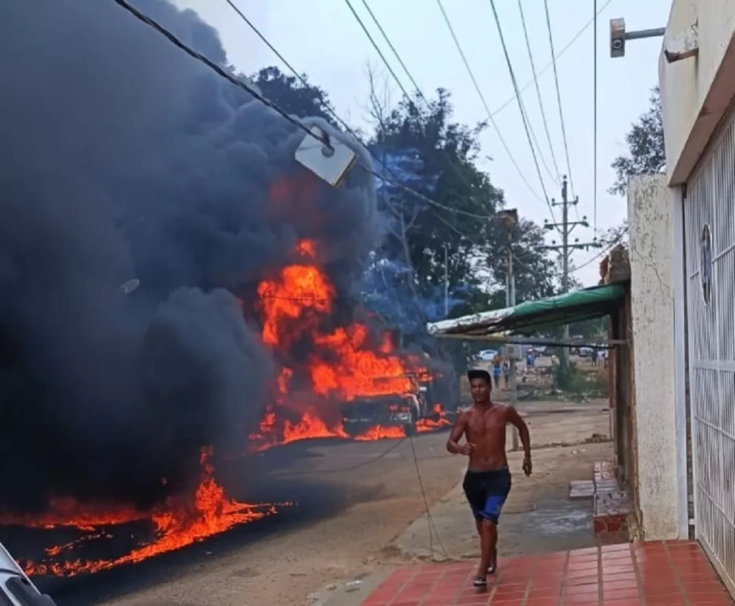 Camión explotó Perijá