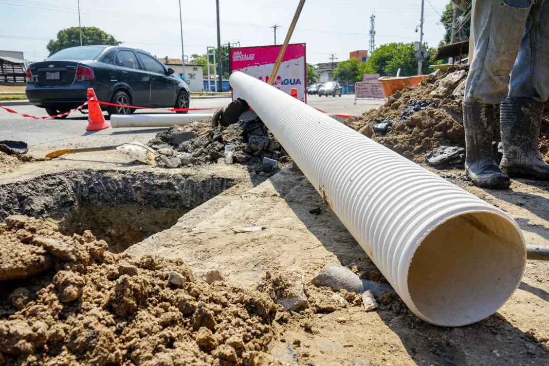 Gestión de la alcaldesa Ana González sistema de drenajes