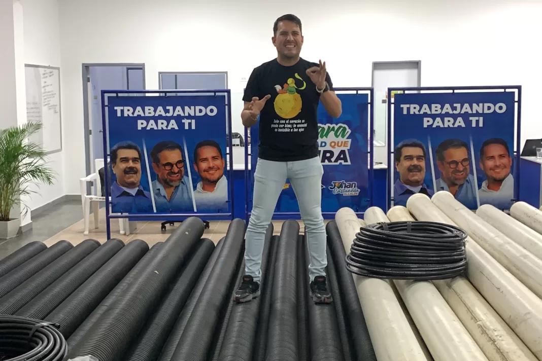 Castañeda anuncia avance mejora en red de agua
