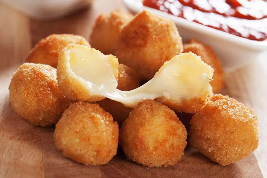Bolitas de queso sin horno ¡con 3 ingredientes!