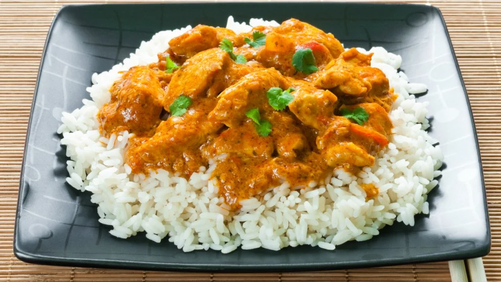 Arroz con pollo al curry