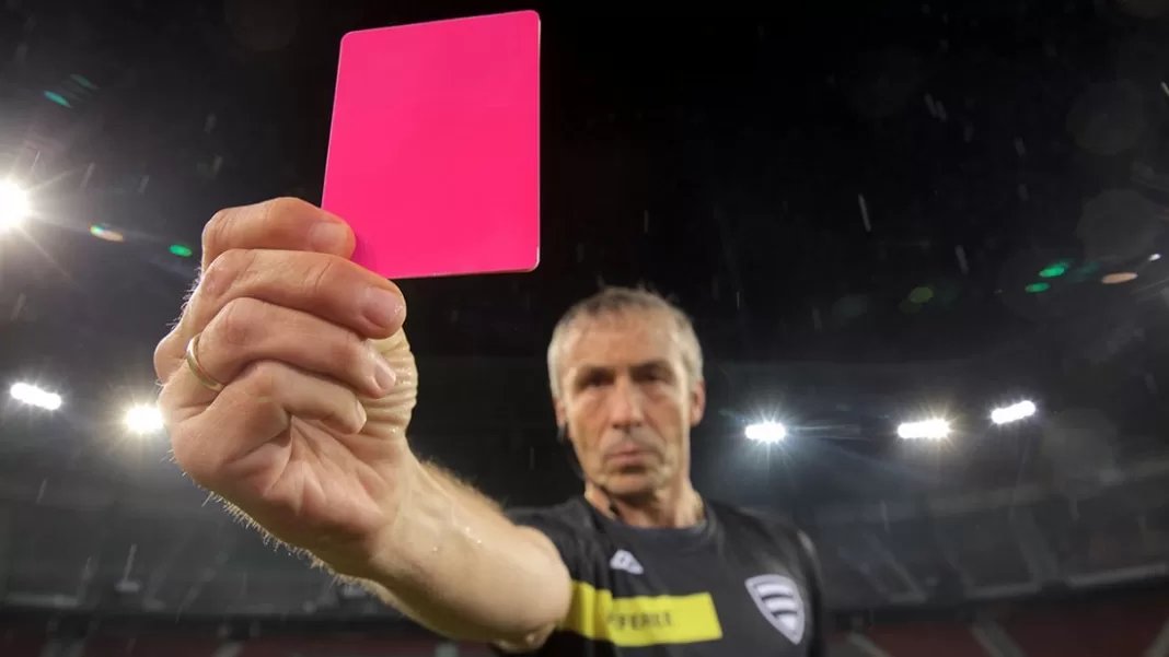 Conmebol tarjeta rosa