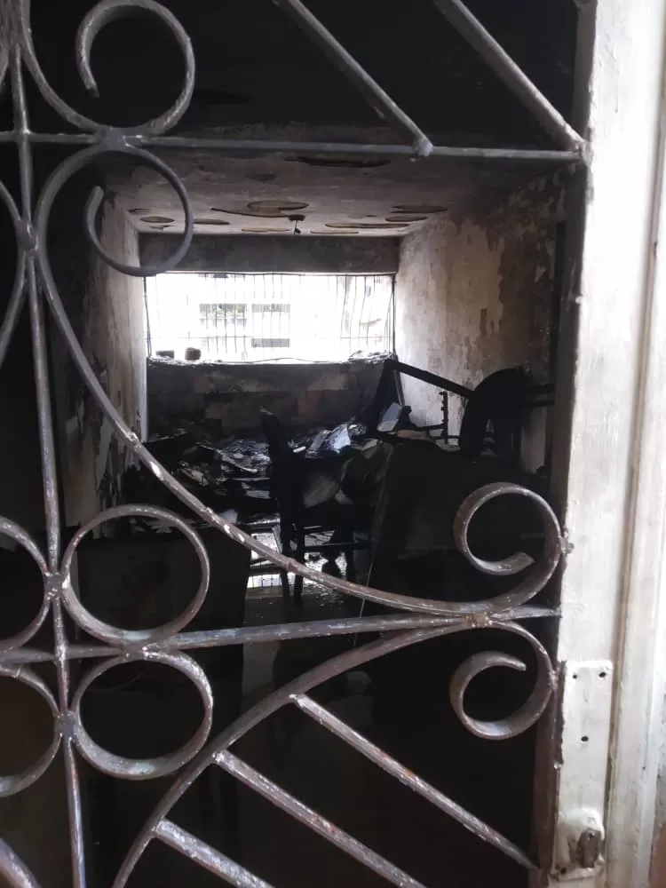 Incendio apartamento edificio Maracaibo caracas