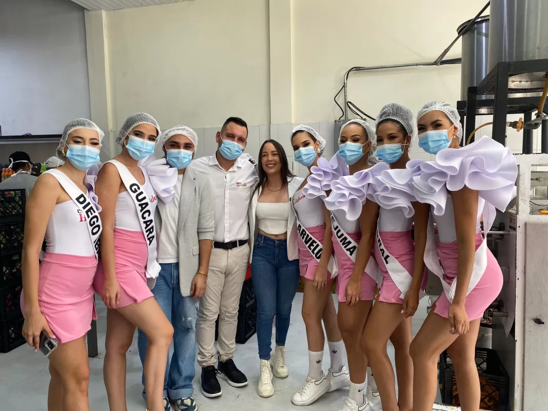 Ganadora de Miss Carabobo 2024 crema helados