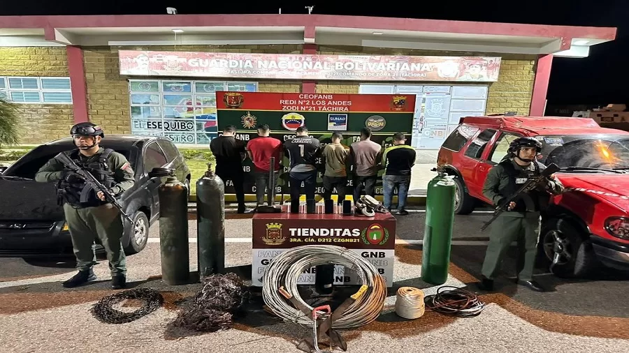 detenidos subestación eléctrica táchira
