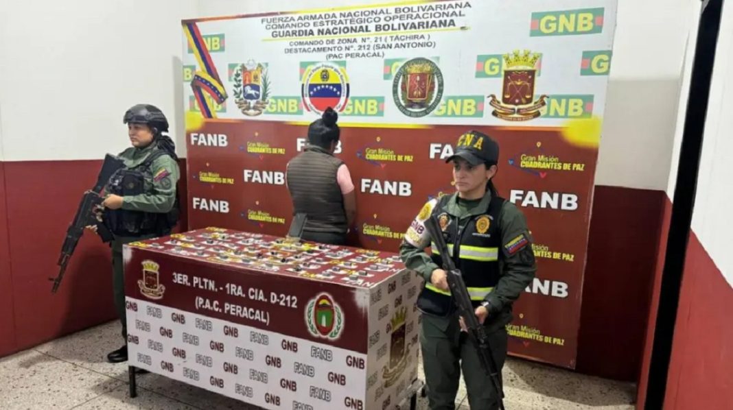 mujer droga Táchira