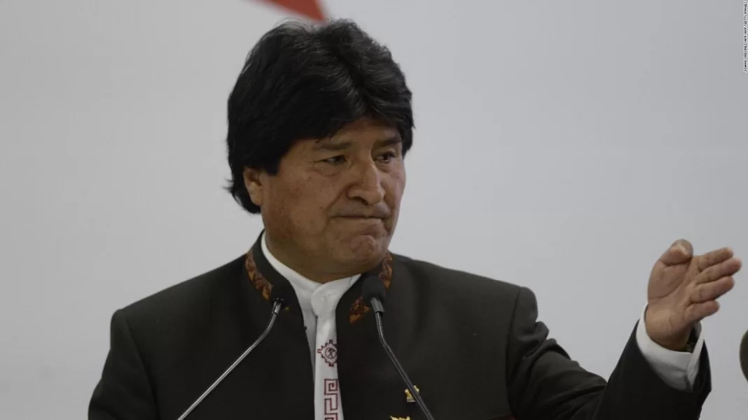 Evo Morales caída