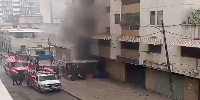 incendio Av. Fuerzas Armadas