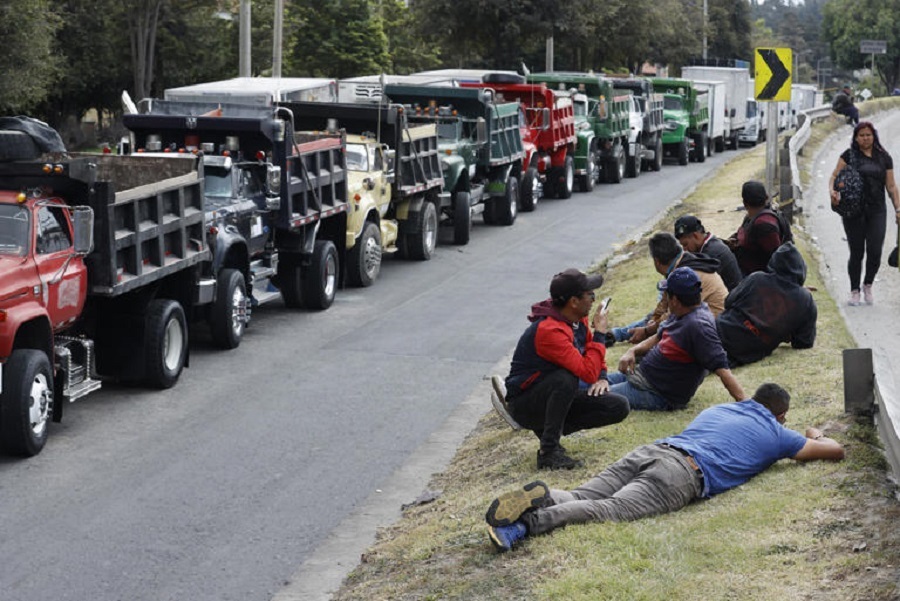paro camioneros Colombia