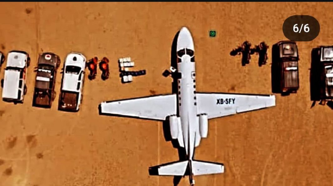 aeronave abandonada Falcón