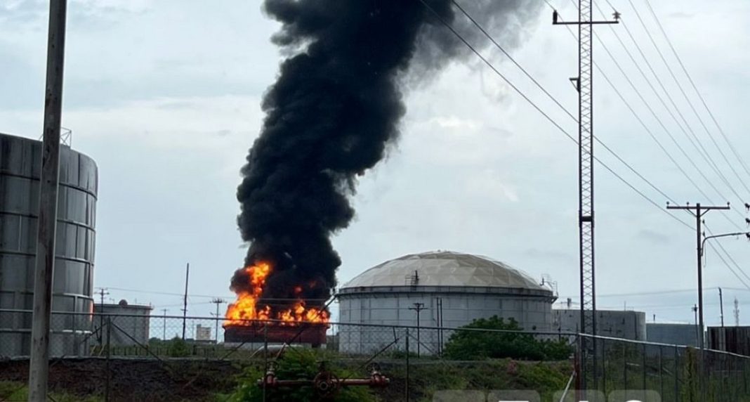 incendio tanque PDVSA