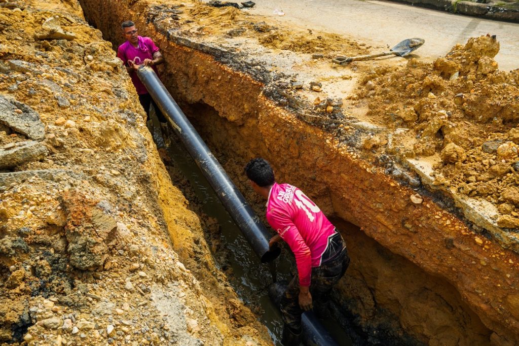 colectores aguas servidas La Begoña Tarapío
