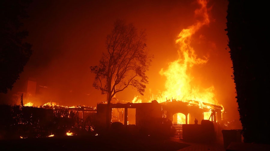 incendio forestal los Ángeles