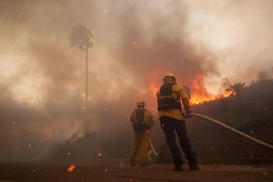 incendio forestal los Ángeles