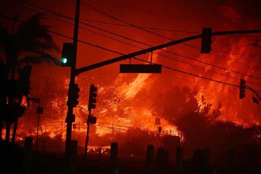 incendio forestal los Ángeles