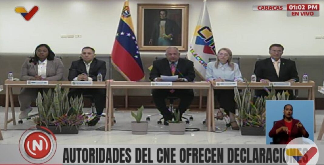 CNE elecciones