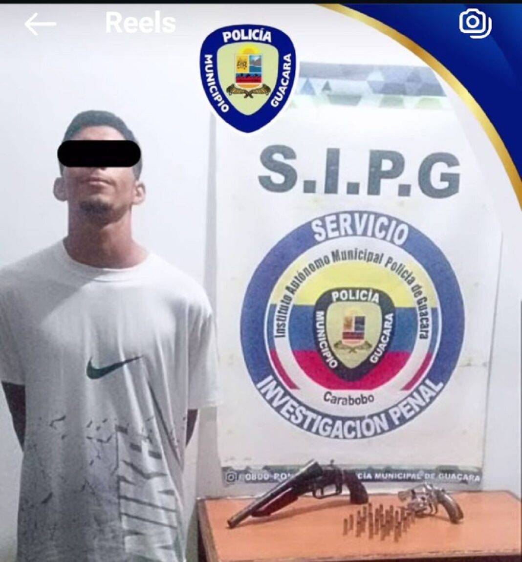 Hombre disparó novio Guacara