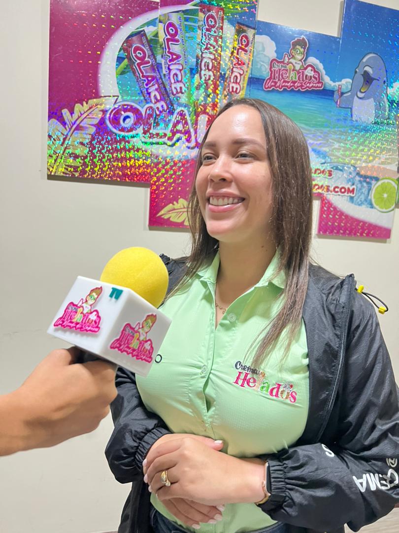 Luz Marina Sevilla de Toro, vicepresidenta de Crema Helados Crema Helados Park celebra primer aniversario