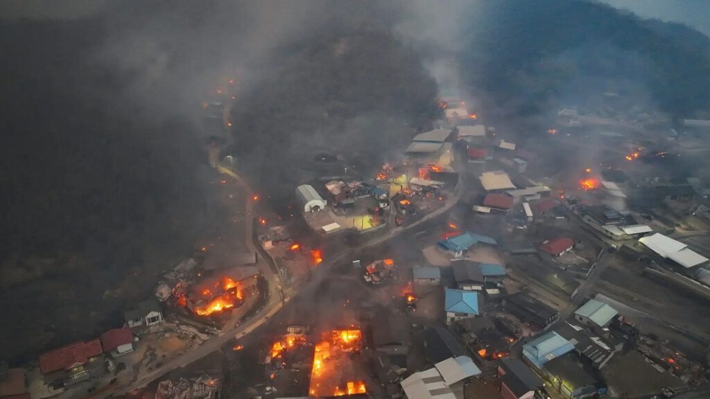 Incendios forestales Corea del Sur
