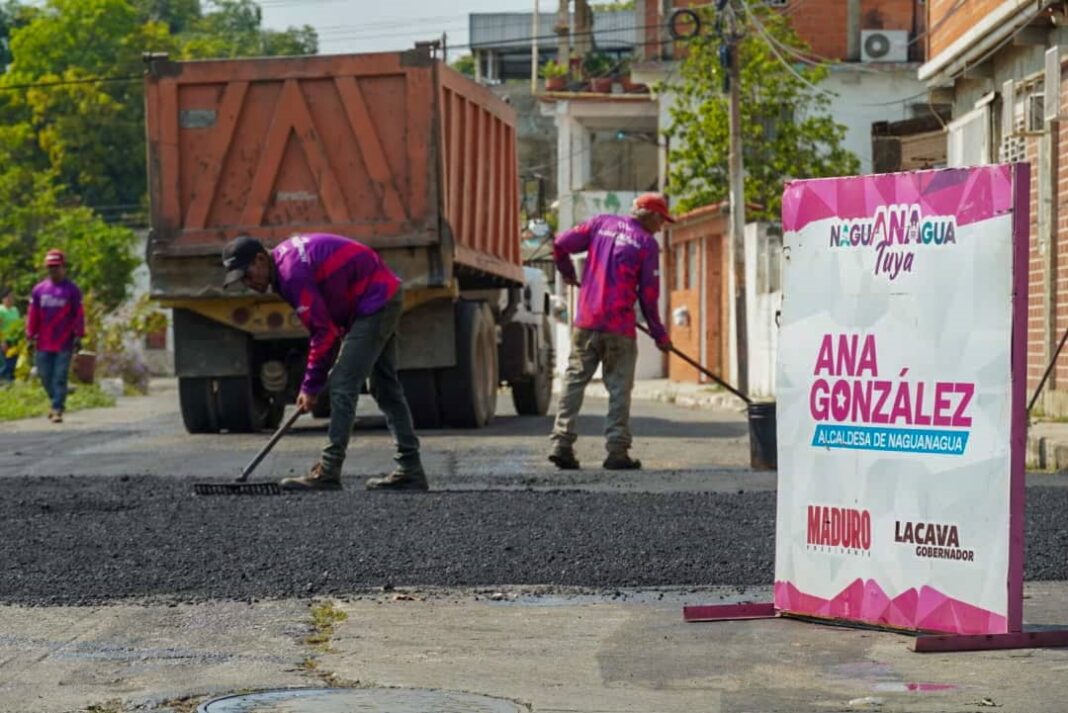 toneladas asfalto Naguanagua