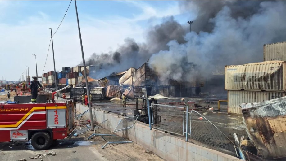 Explosión en un puerto iraní