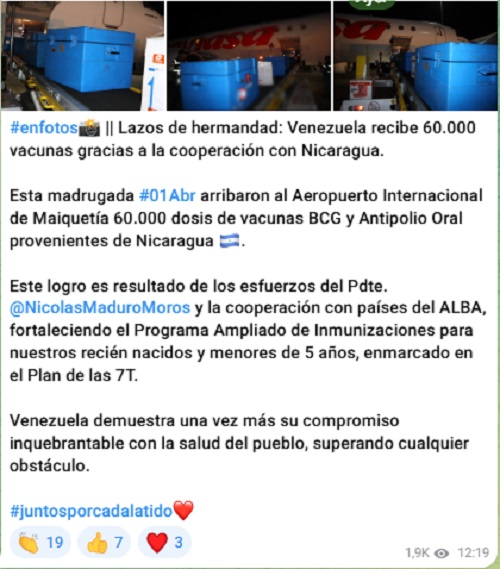 vacunas Venezuela
