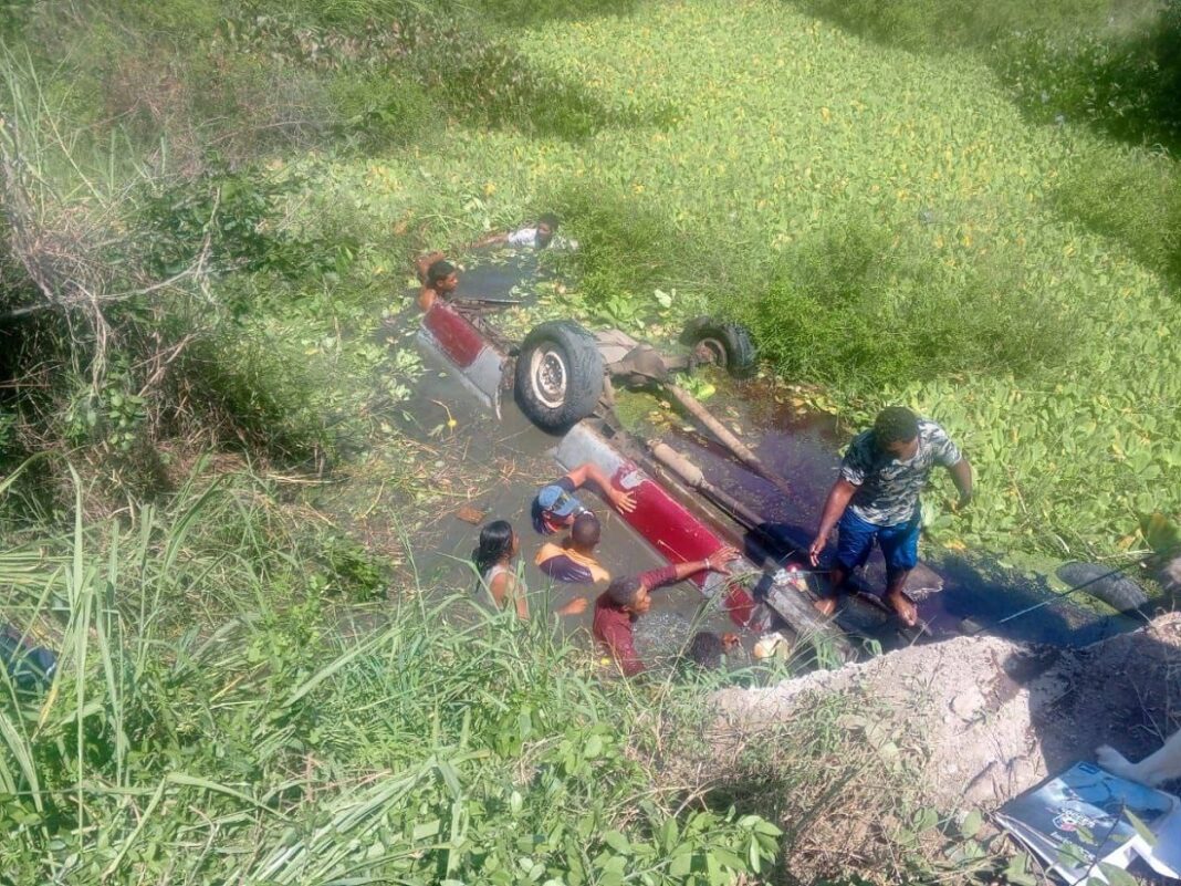 vuelco camioneta El Kilombo