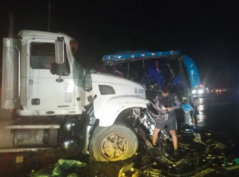 Accidente en la carretera nacional Cagua-La Villa