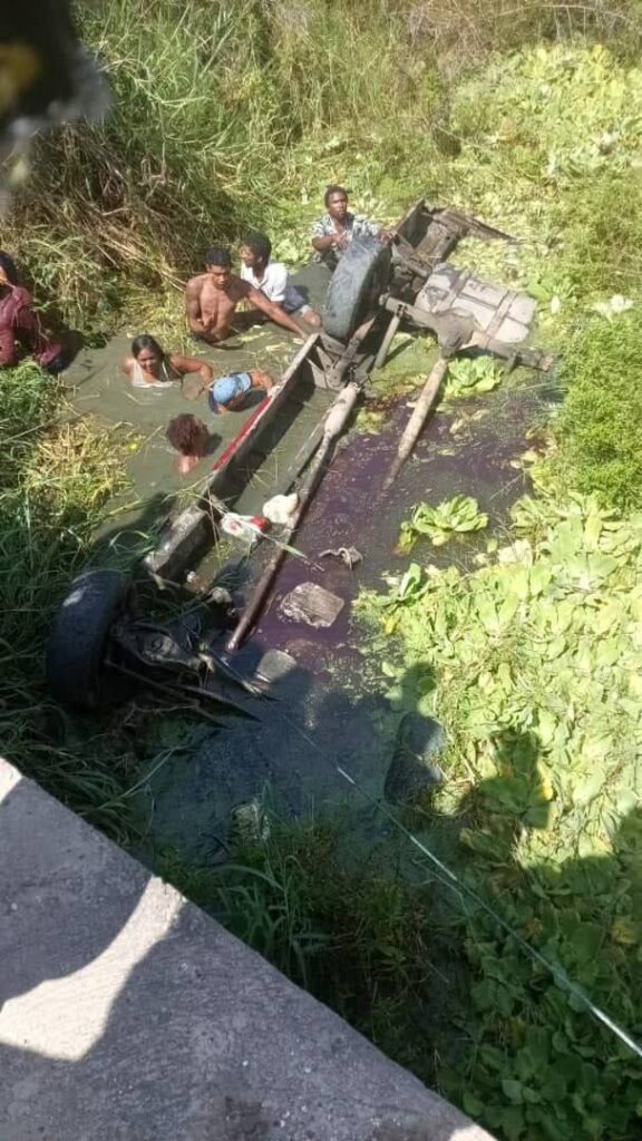 vuelco camioneta El Kilombo