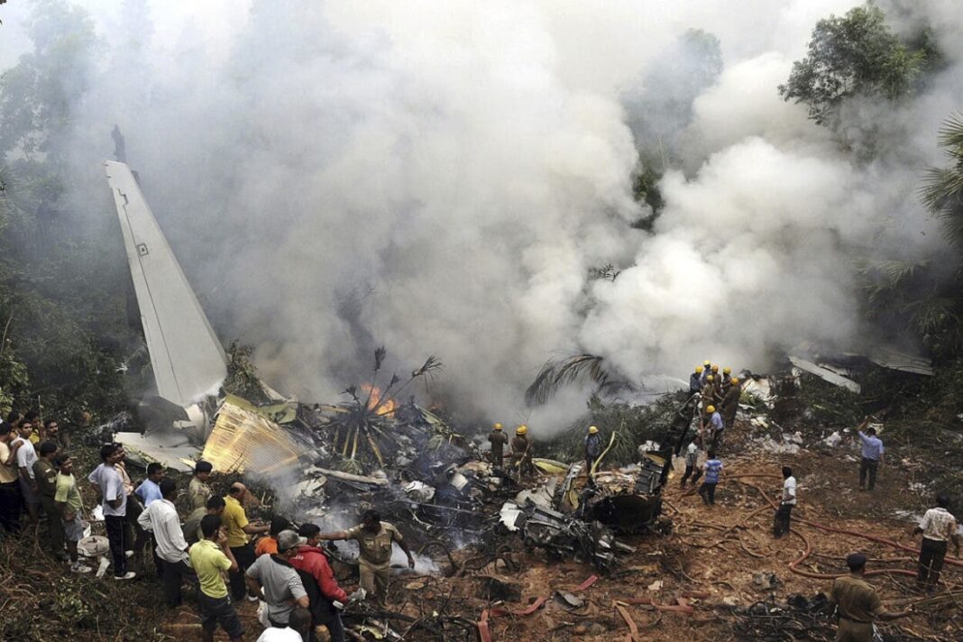 Accidente avión India