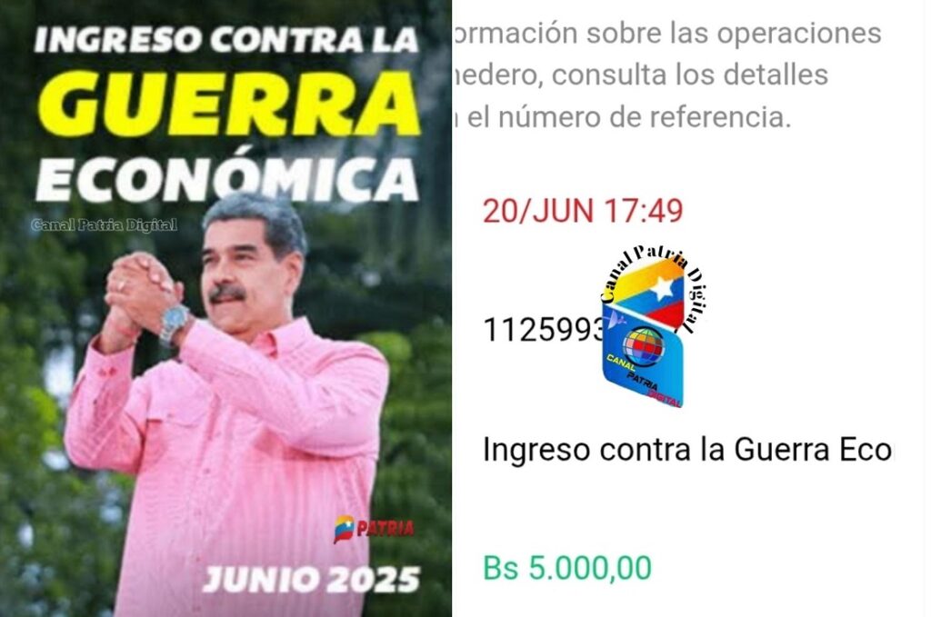 bono contra guerra económica pensionados