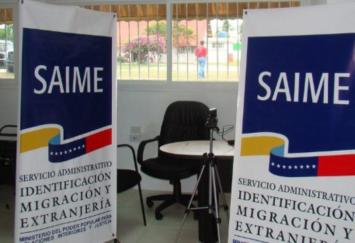 Saime verificación de datos cedulas