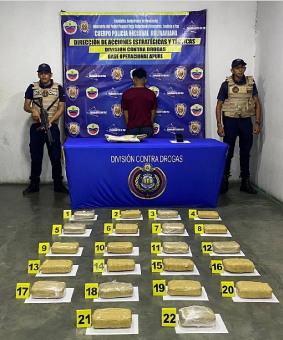 sujeto marihuana Apure