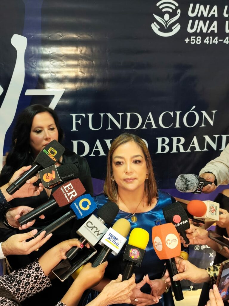 Elba Maziel Lasaballett de Brandt, presidenta de la Fundación David Brandt,
