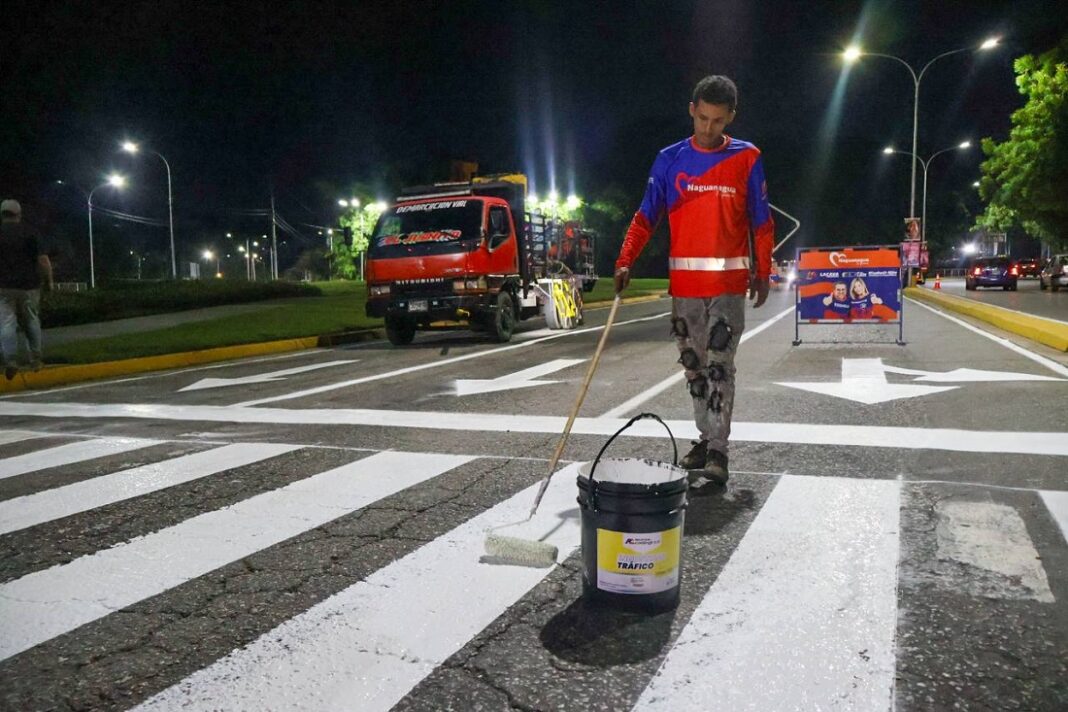 Alcaldía Naguanagua demarcación vial