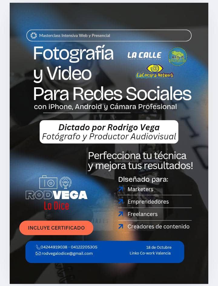 MasterClass sobre fotografía